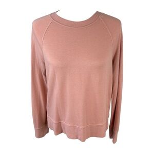 A new day Pink Pullover Crewneck Top Size M